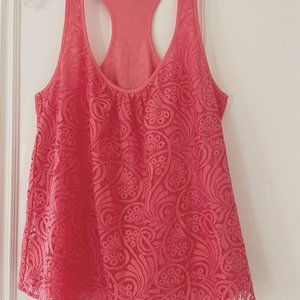 Lightly Worn: Lace Racerback T